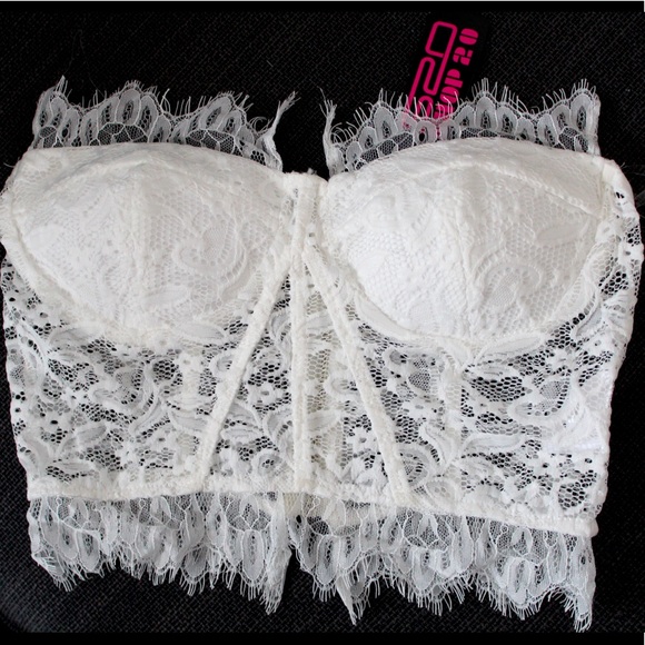 Strapless Lace Top - Picture 1 of 2